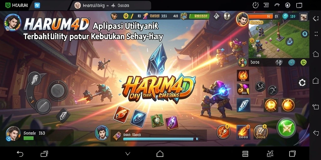 Tampilan antarmuka user-friendly dari HARUM4D yang mendukung kebutuhan Utility.