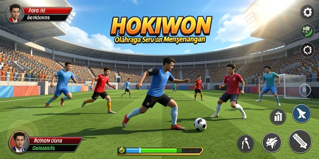 Tampilan menarik gameplay HOKIWON yang mengasyikkan.