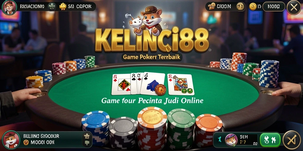 Tampilan gameplay Poker KELINCI88 yang seru dan interaktif.