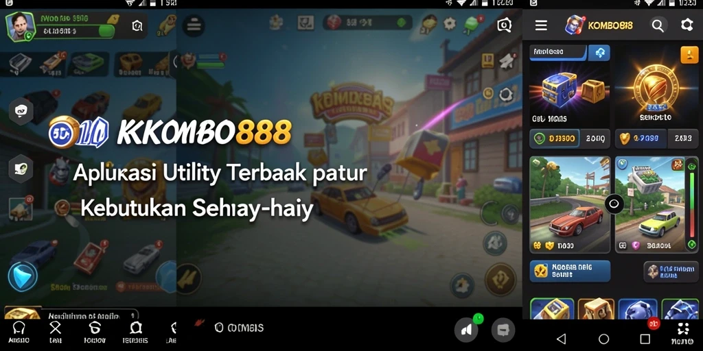 Tampilan antarmuka KOMBO88 yang intuitif dan menarik.