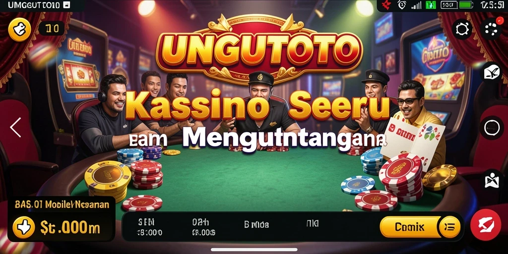 Tampilan menarik dari gameplay UNGUTOTO yang penuh aksi Kasino.