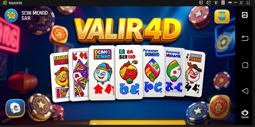 Tampilan grafis memukau dari game Domino VALIR4D.