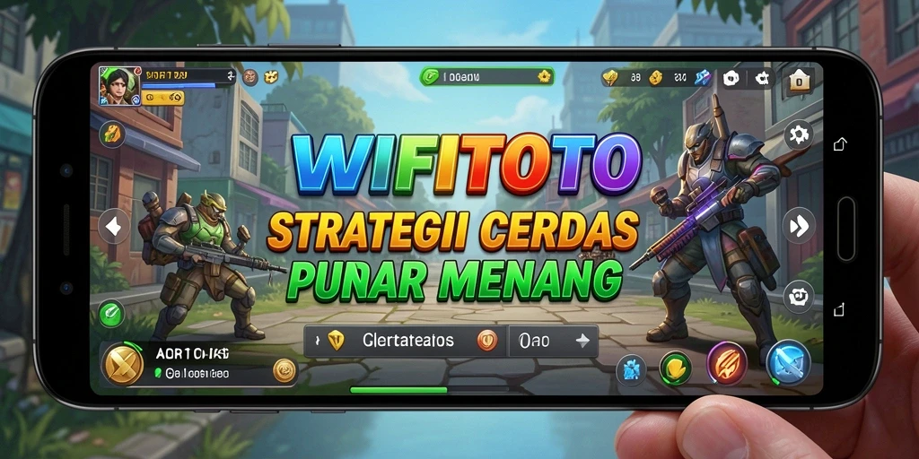 Tangkapan layar utama WIFITOTO menampilkan aksi strategi seru.